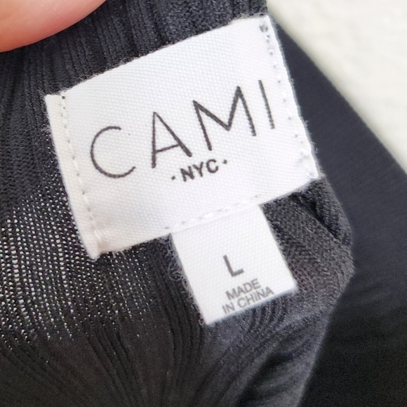 Cami NYC Black IDA Ribbed Skirt L - Picture 6 of 8